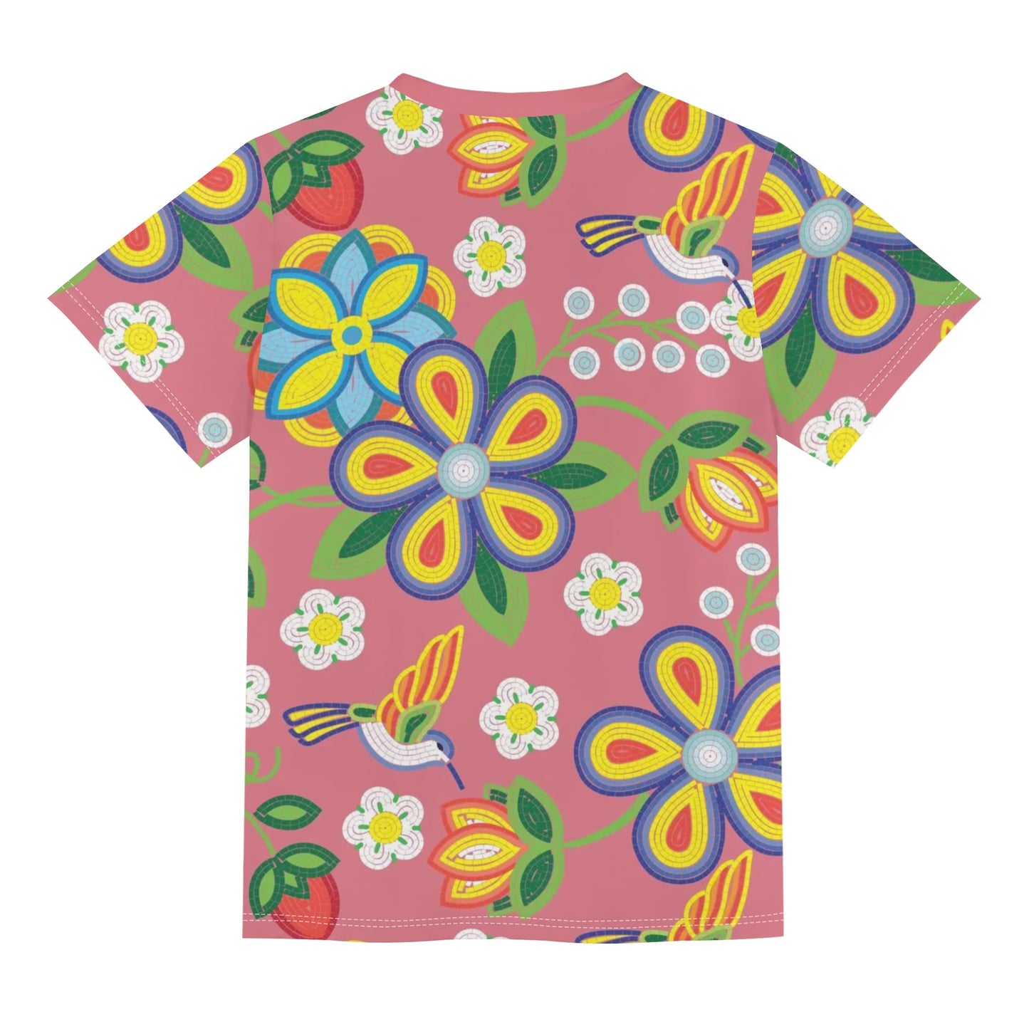 Children's Métis Floral Beaded Loose Fit T-Shirt