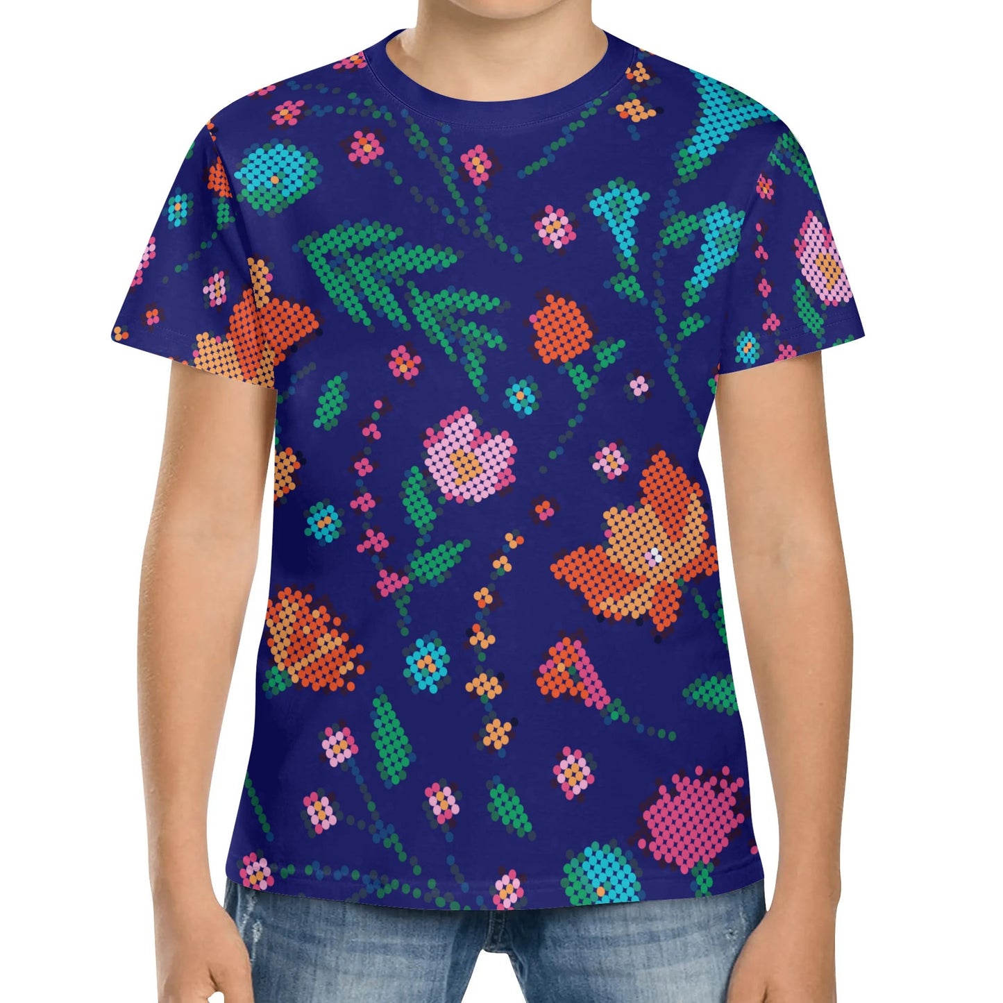 Children's Métis Digital Dotted Classic T-Shirt