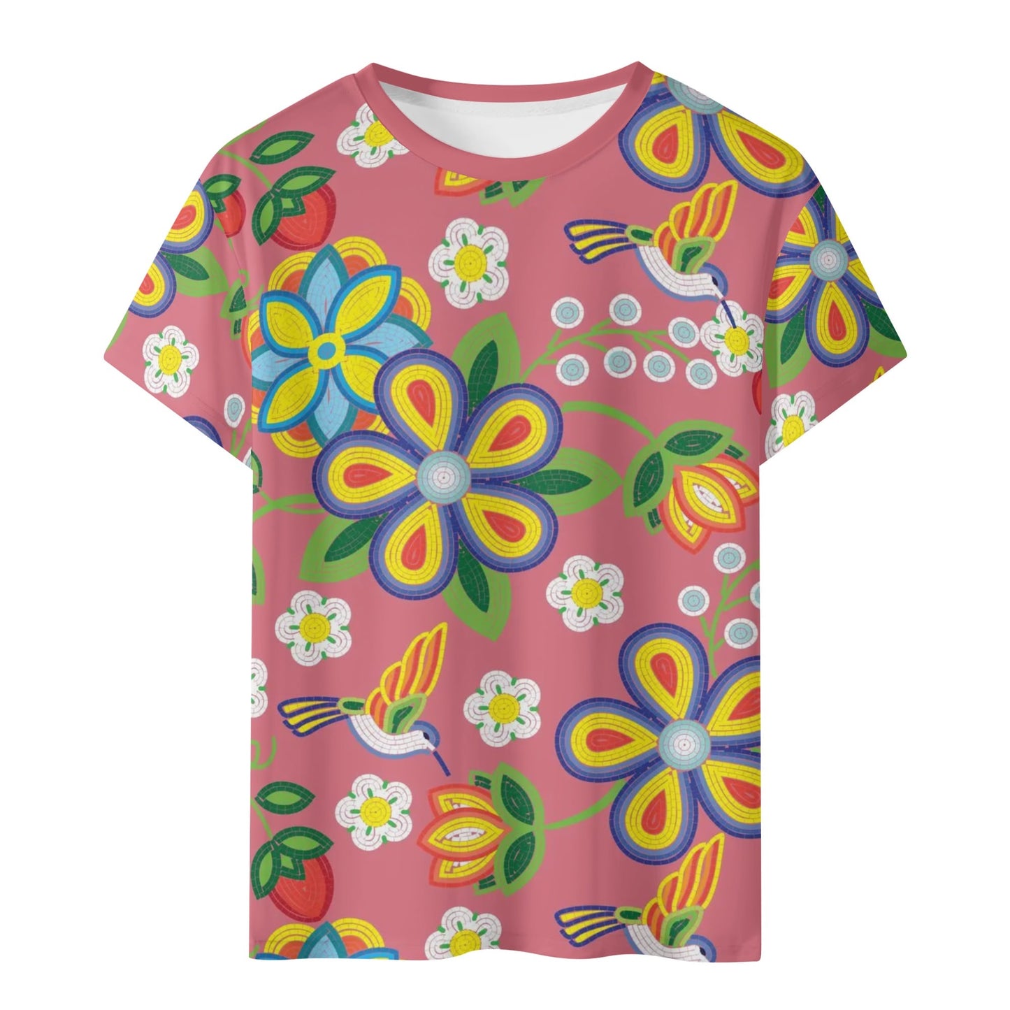 Children's Métis Floral Beaded Classic T-Shirt