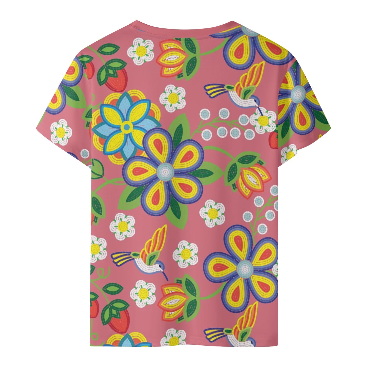 Children's Métis Floral Beaded Classic T-Shirt