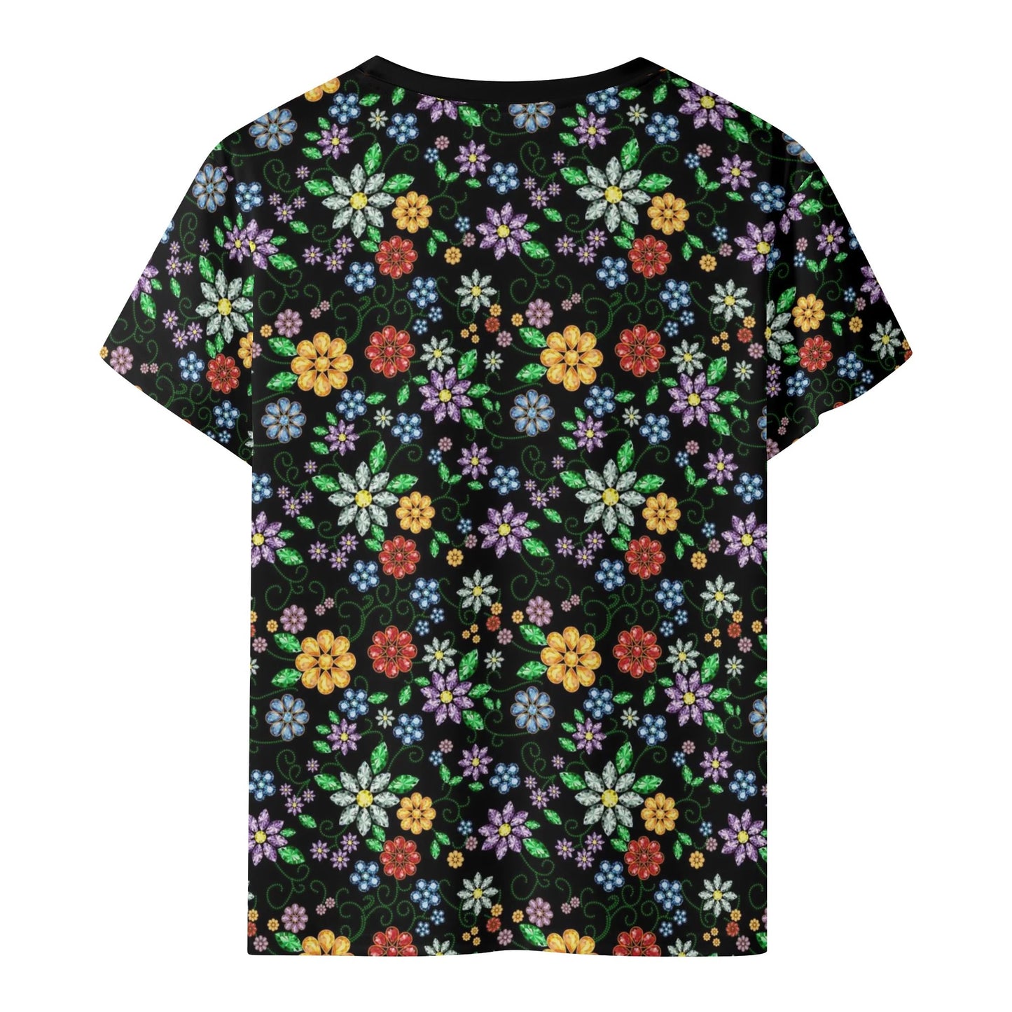 Children's Métis Inspired Floral Beaded Classic T-Shirt