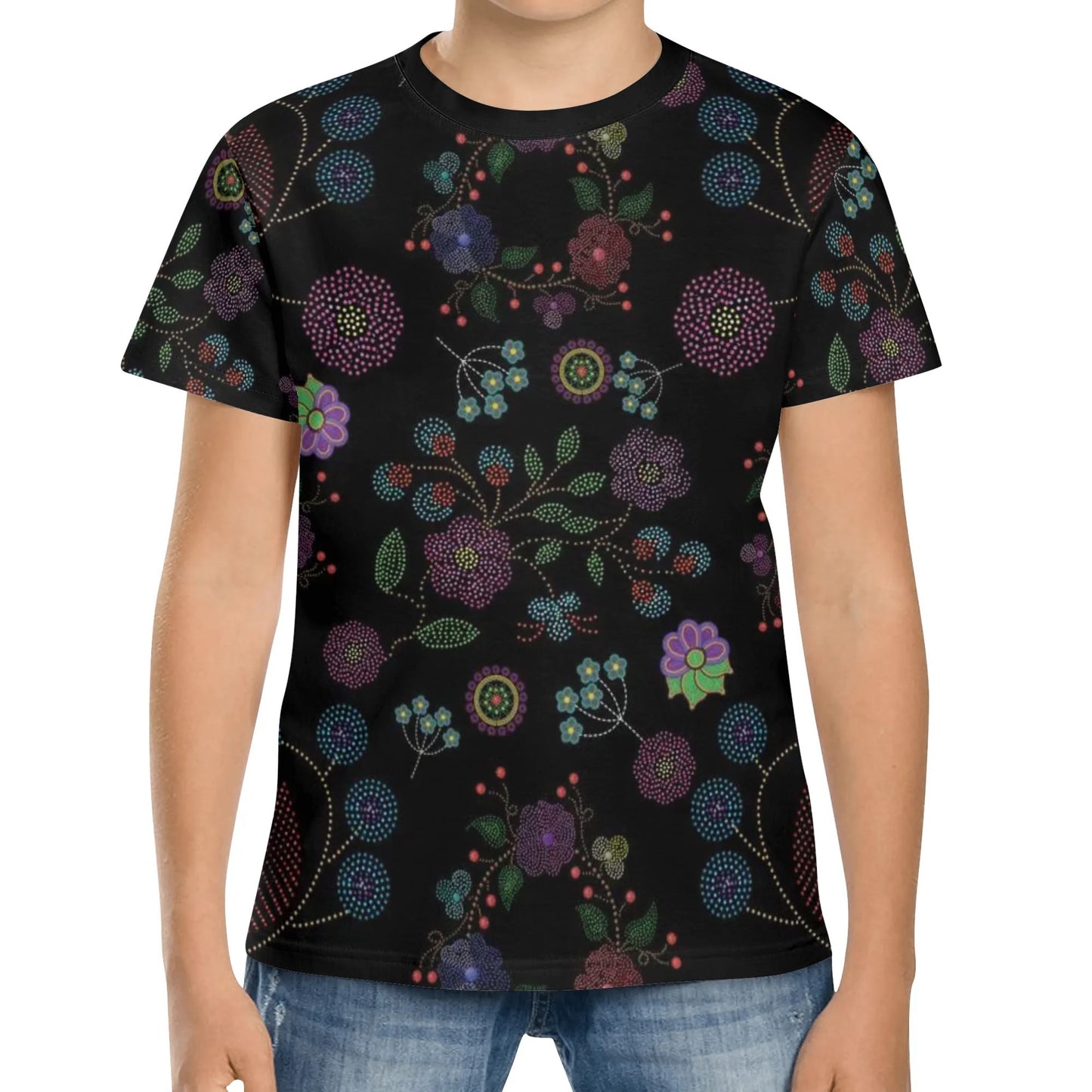 Children's Métis Floral Dotted Classic T-Shirt