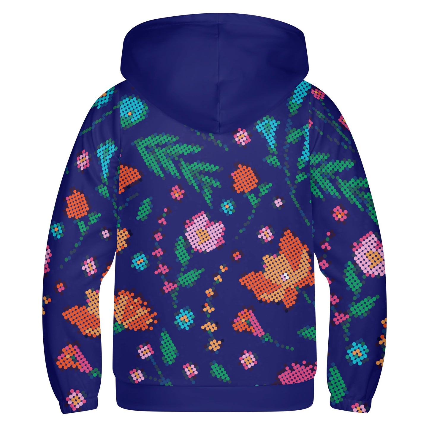 Children's Métis Digital Dotted Floral Pullover Hoodie