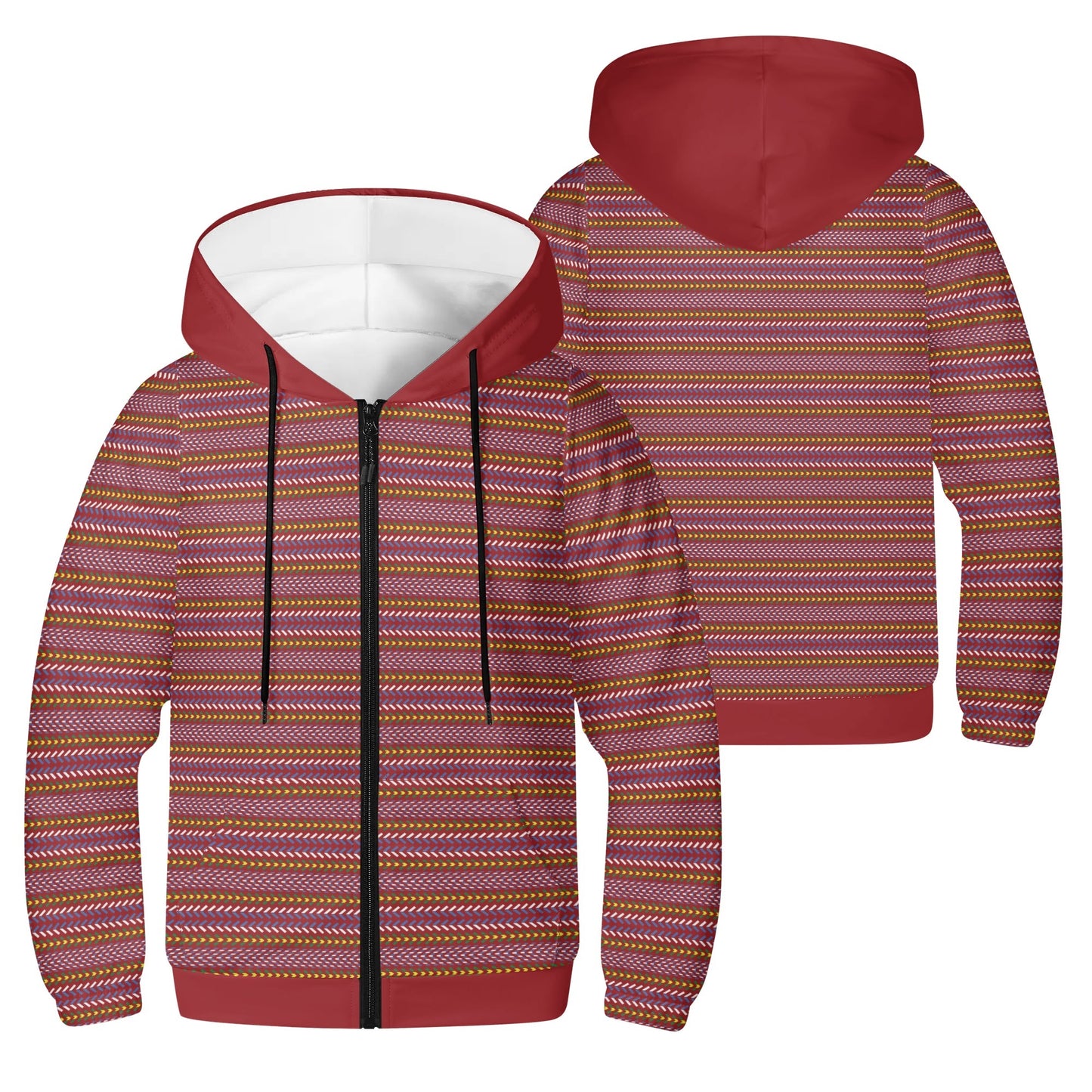 Children's Métis Sash Lightweight Zip Hoodie