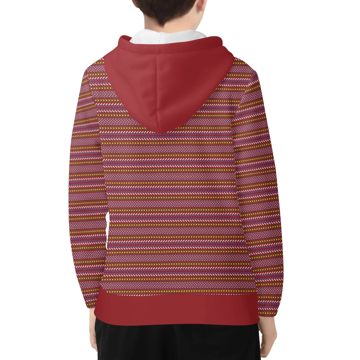 Children's Métis Sash Lightweight Zip Hoodie