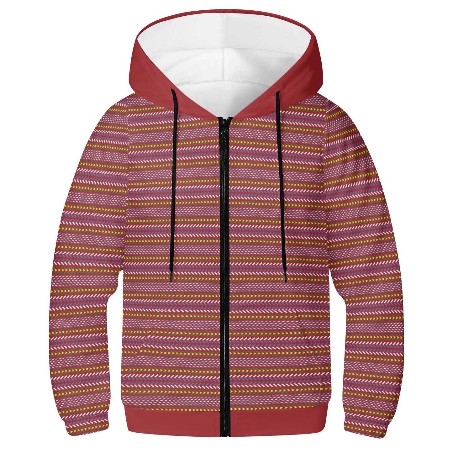 Children's Métis Sash Lightweight Zip Hoodie