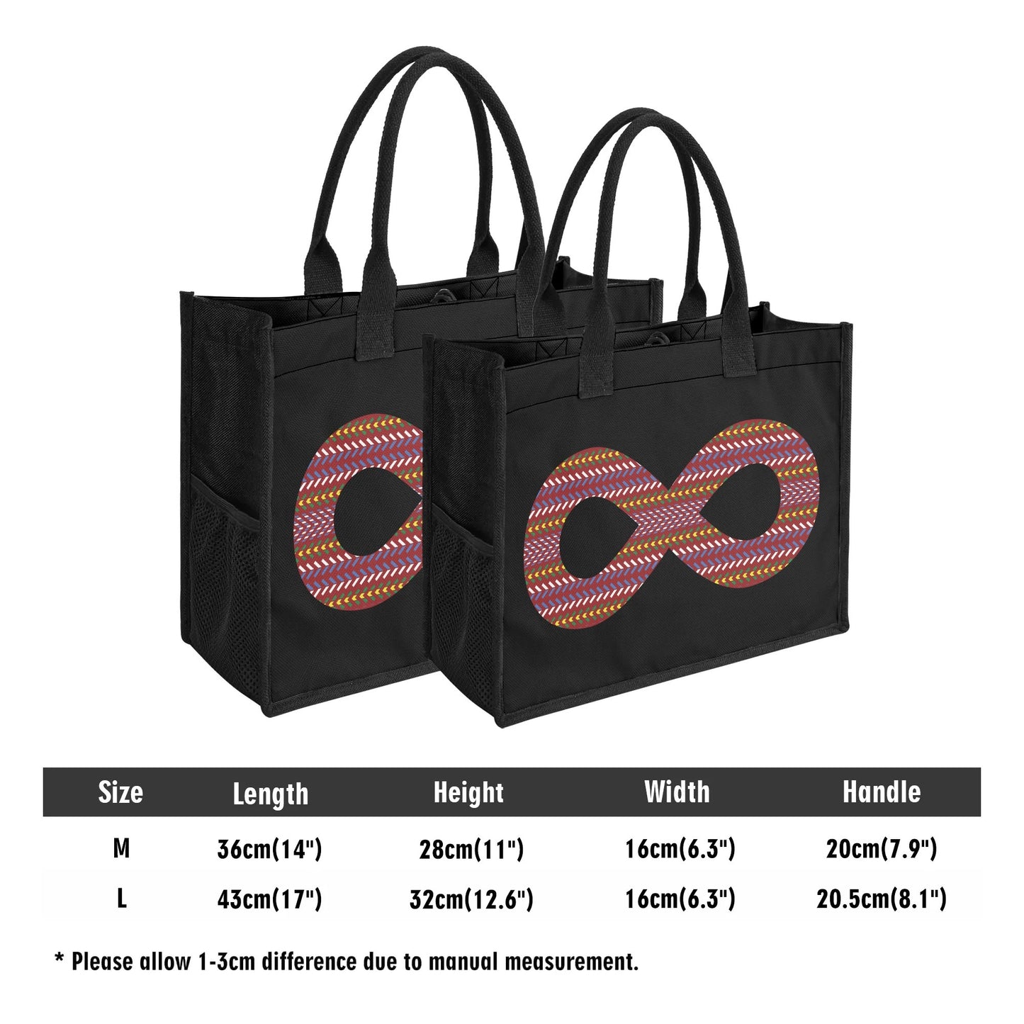 Métis Infinity Sash Premium Canvas Tote Bag