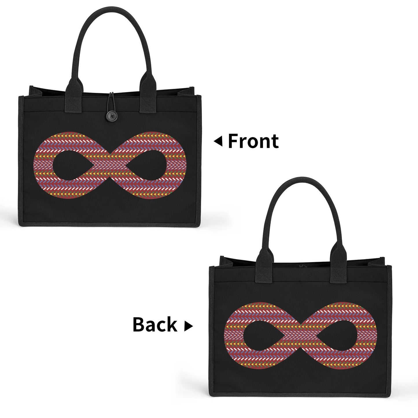 Métis Infinity Sash Premium Canvas Tote Bag