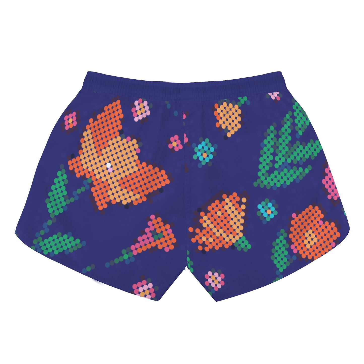 Women's Métis Digital Dotted Floral Beach Shorts