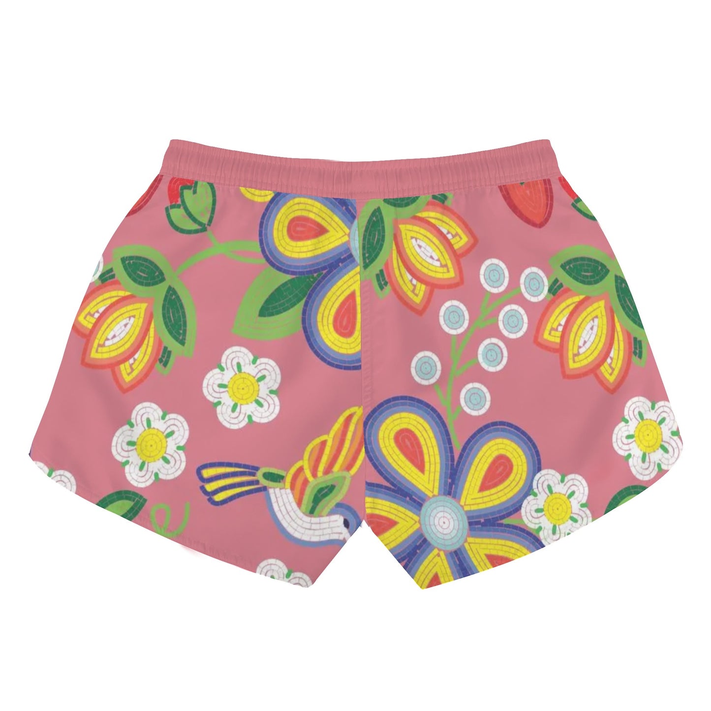 Women's Métis Floral Beaded Beach Shorts