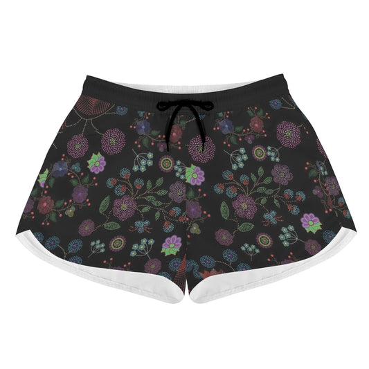 Women's Métis Floral Dotted Beach Shorts