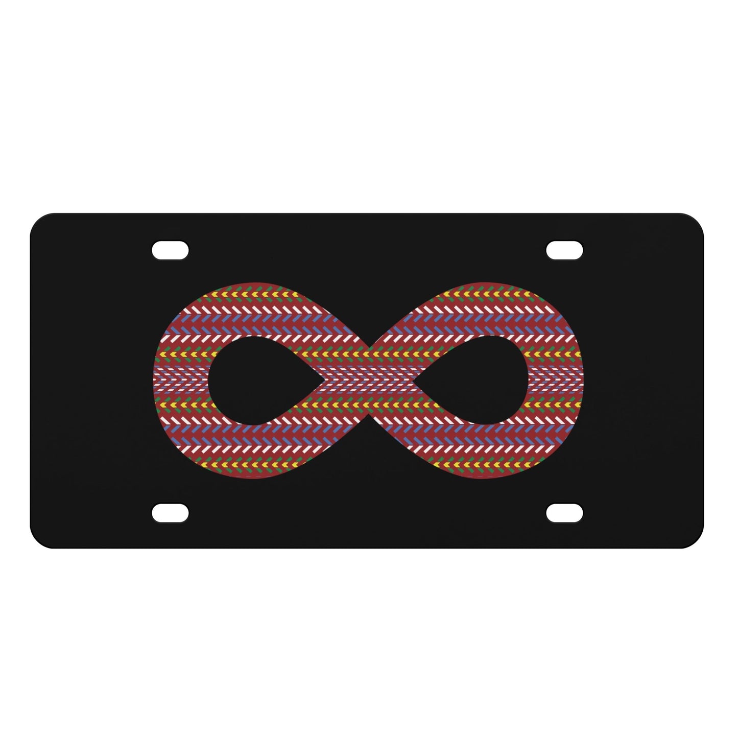 Métis Infinity Sash License Plate