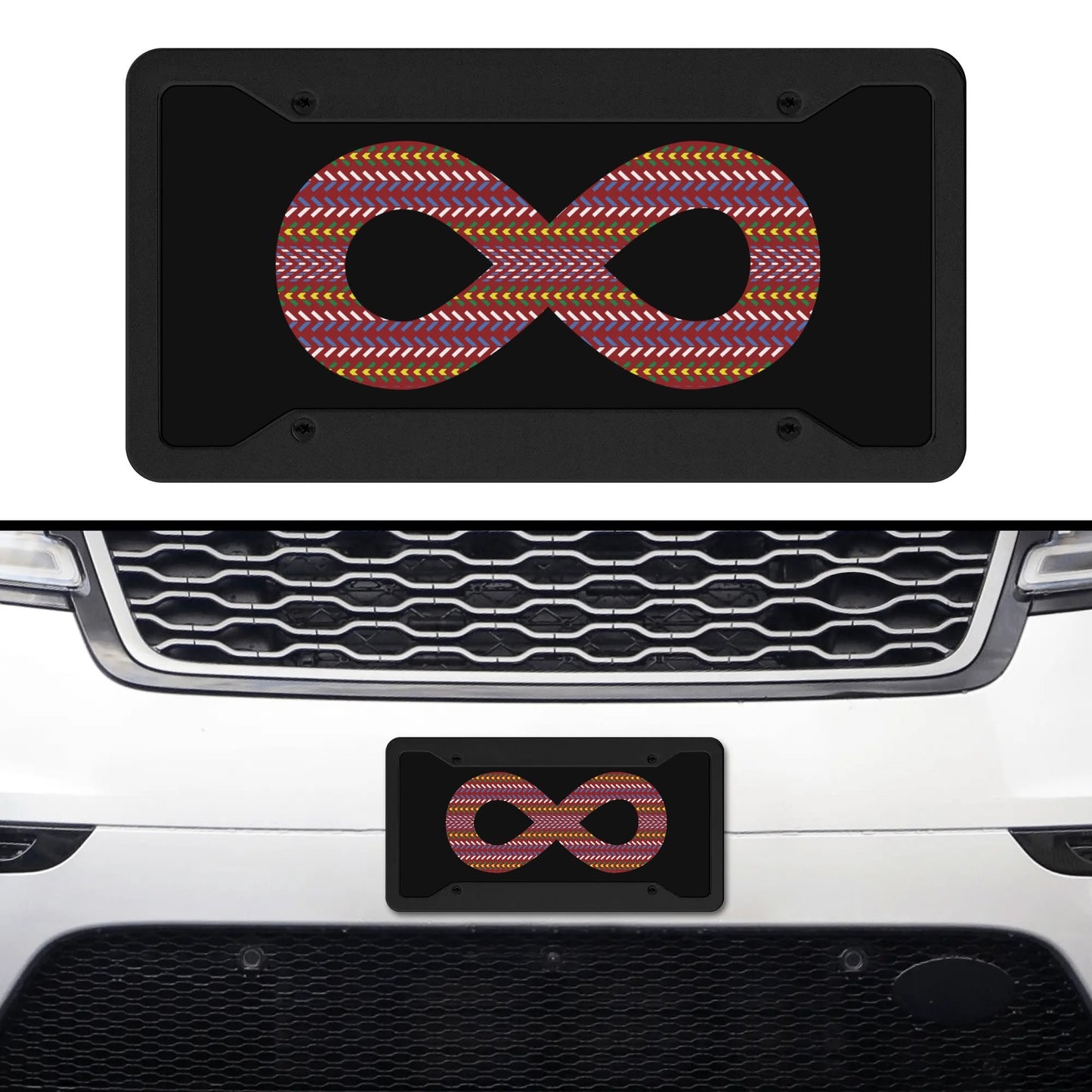 Métis Infinity Sash License Plate