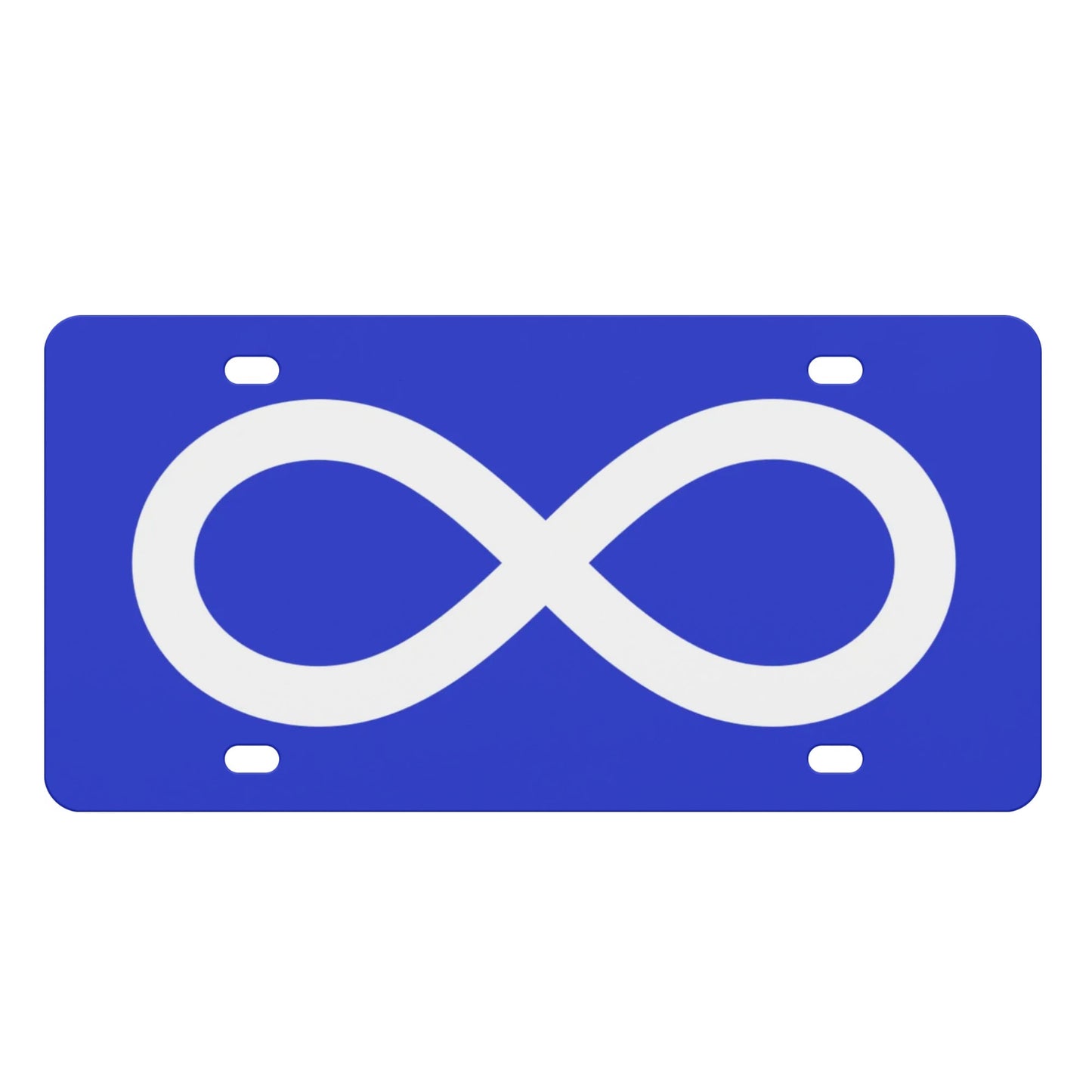 Métis Infinity Flag License Plate