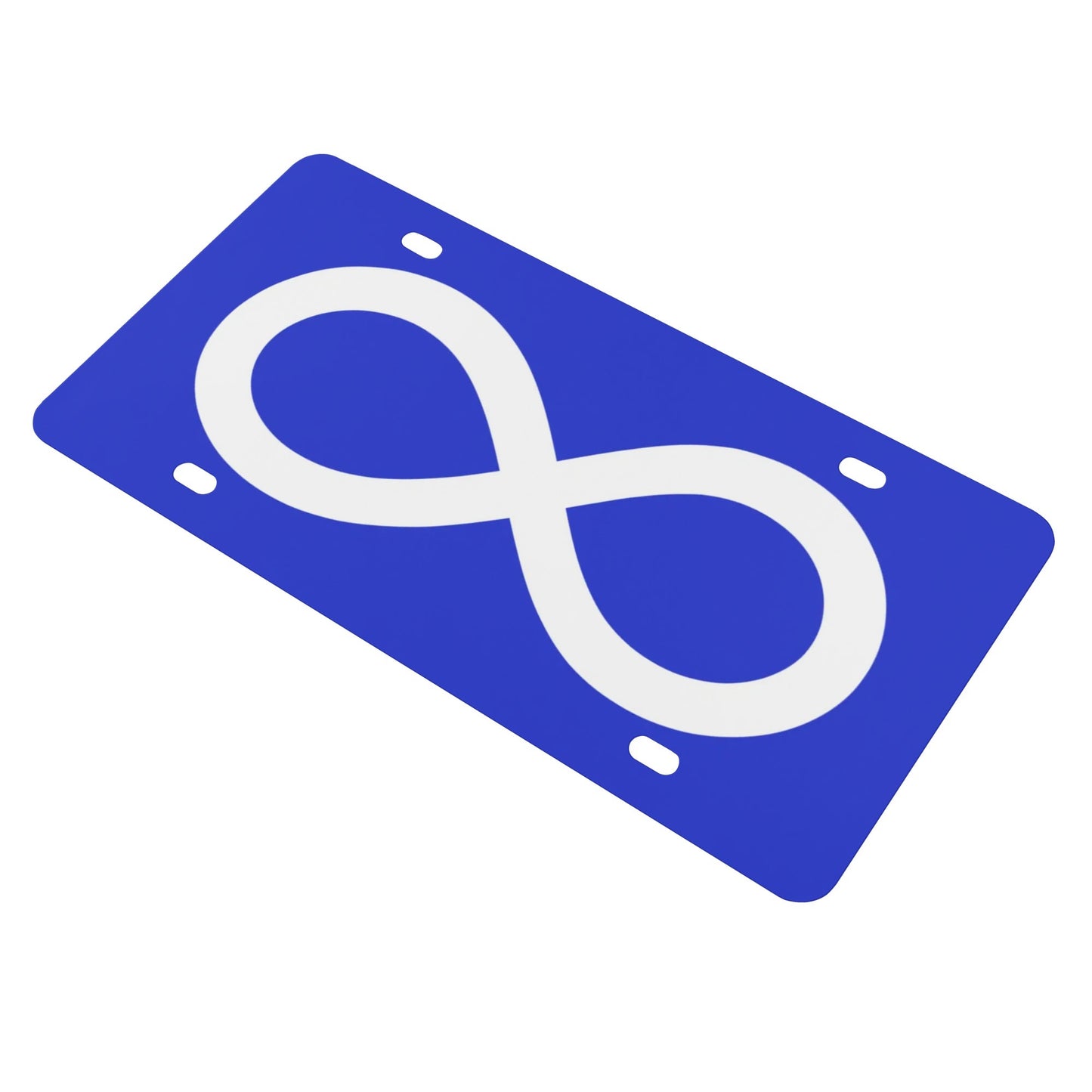 Métis Infinity Flag License Plate