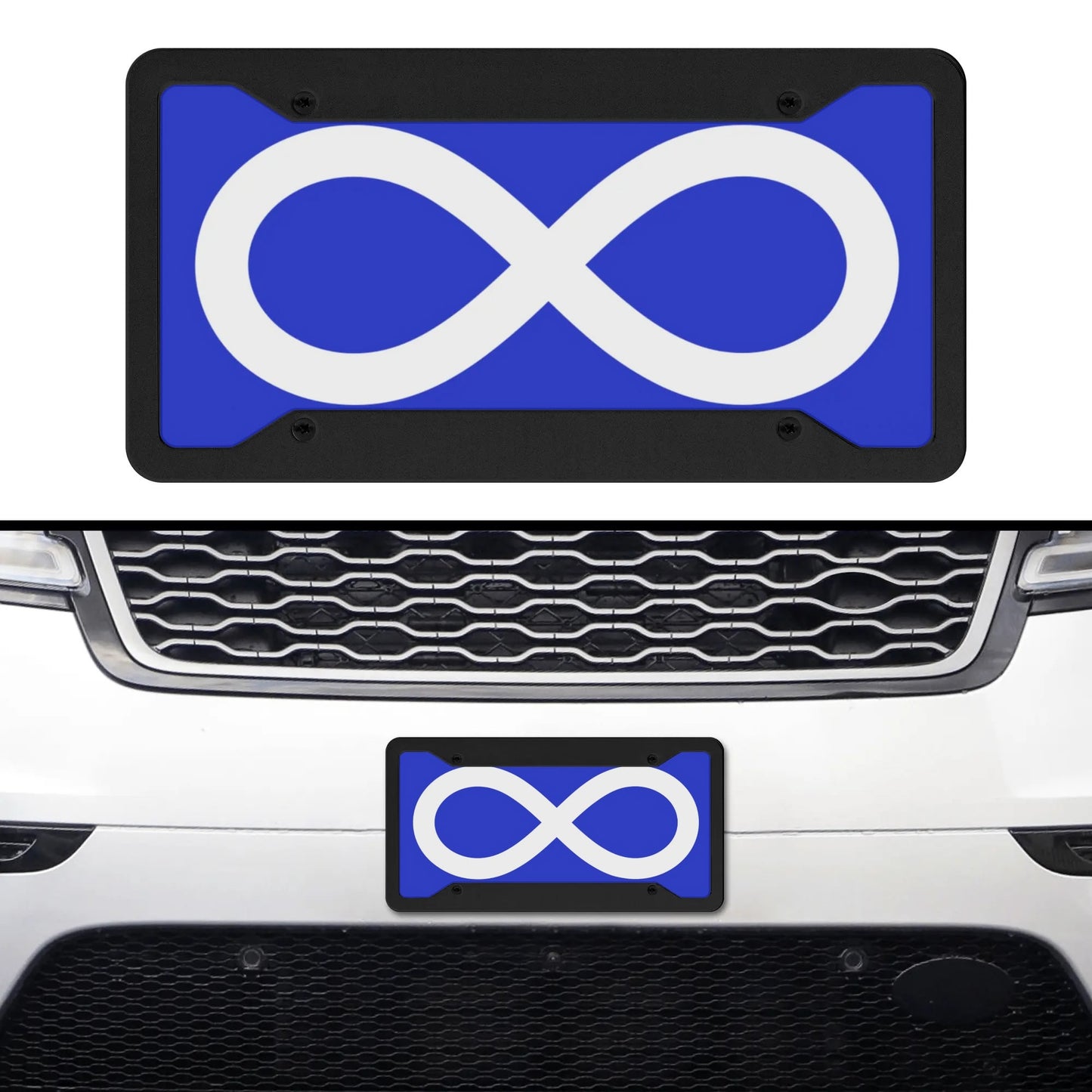 Métis Infinity Flag License Plate