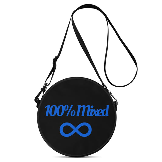 100% Mixed Round Satchel Bag