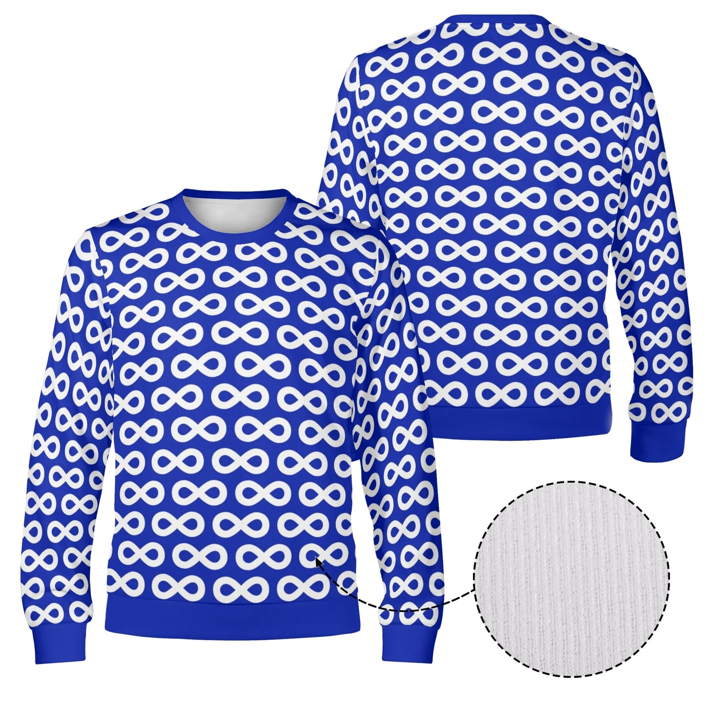 Unisex Métis Infinity Crewneck Pullover Sweatshirt