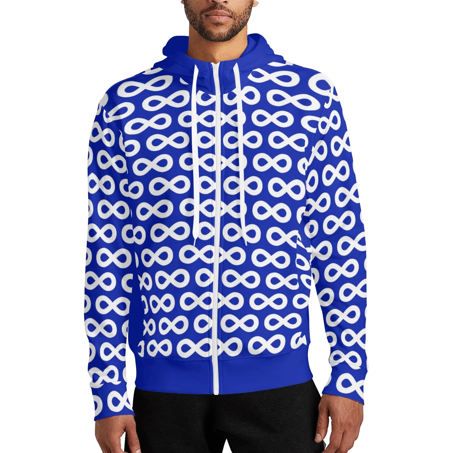 Unisex Métis Infinity Full Zip Turtleneck Hoodie