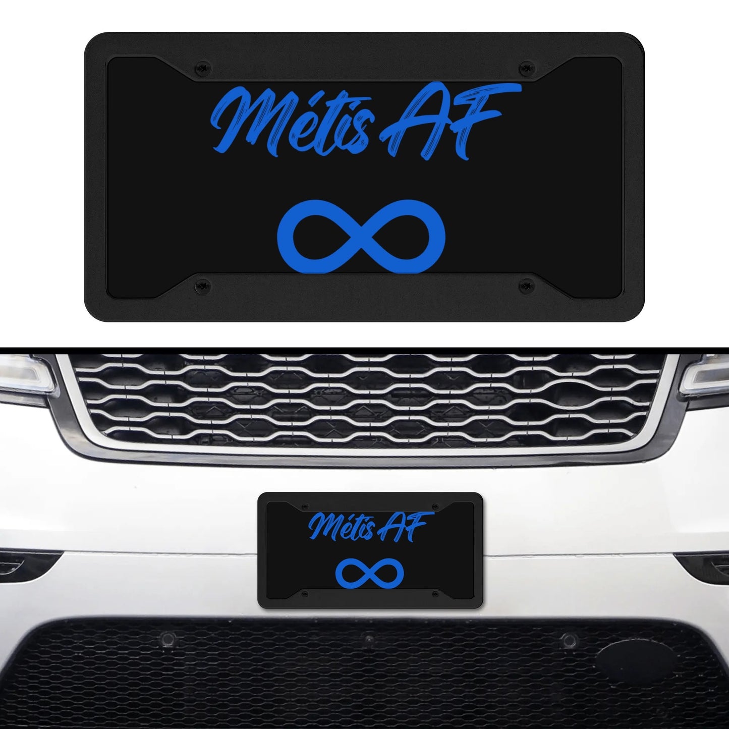 Métis AF License Plate