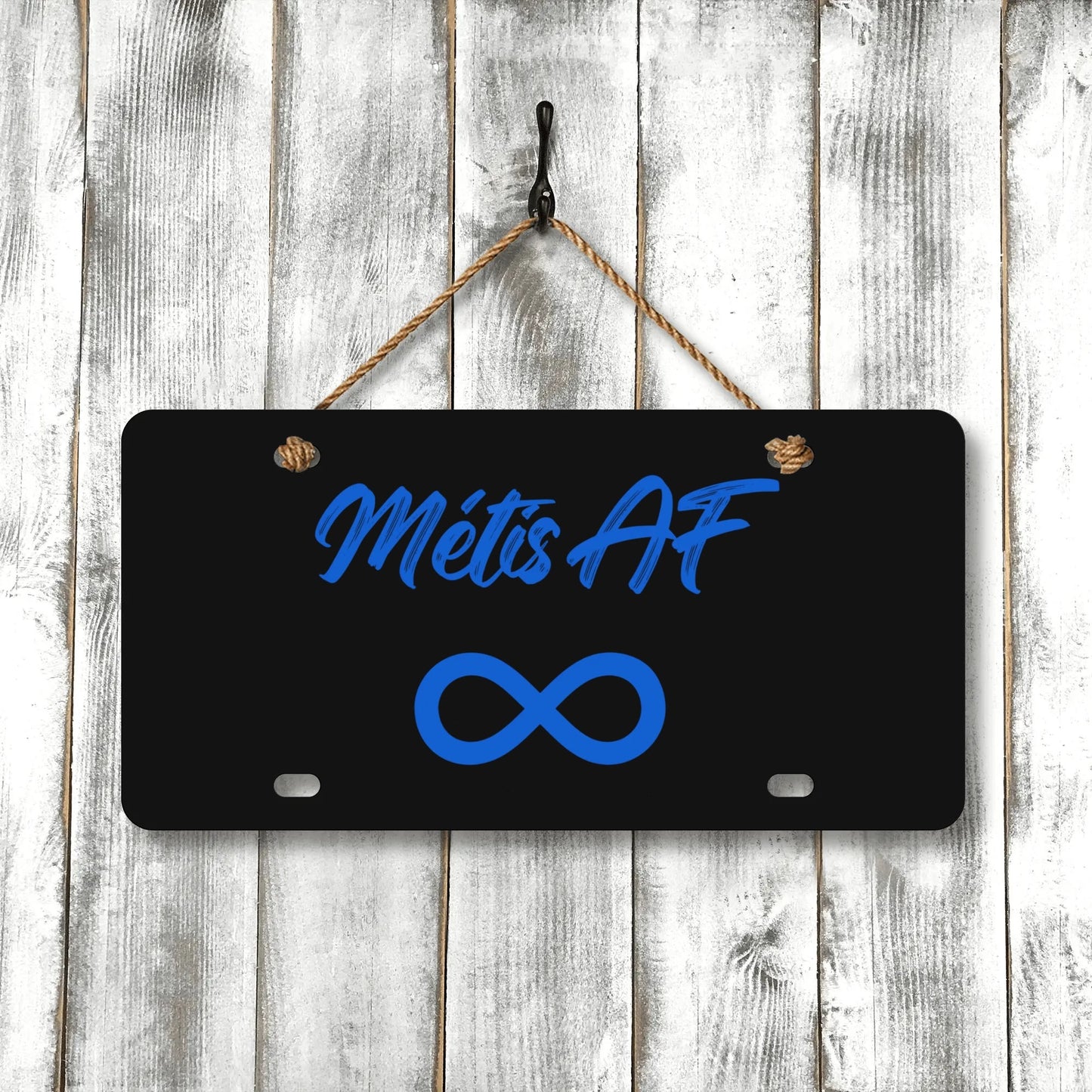 Métis AF License Plate