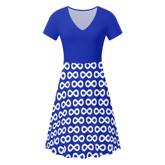 Women's Métis Infinity Blue Summer Dress