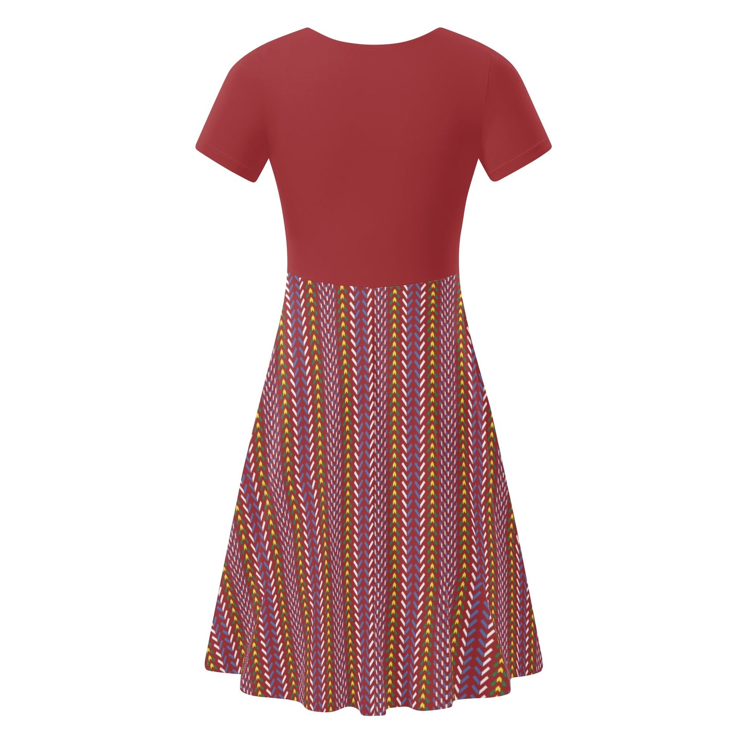 Women's Métis Sash Red Summer Dress