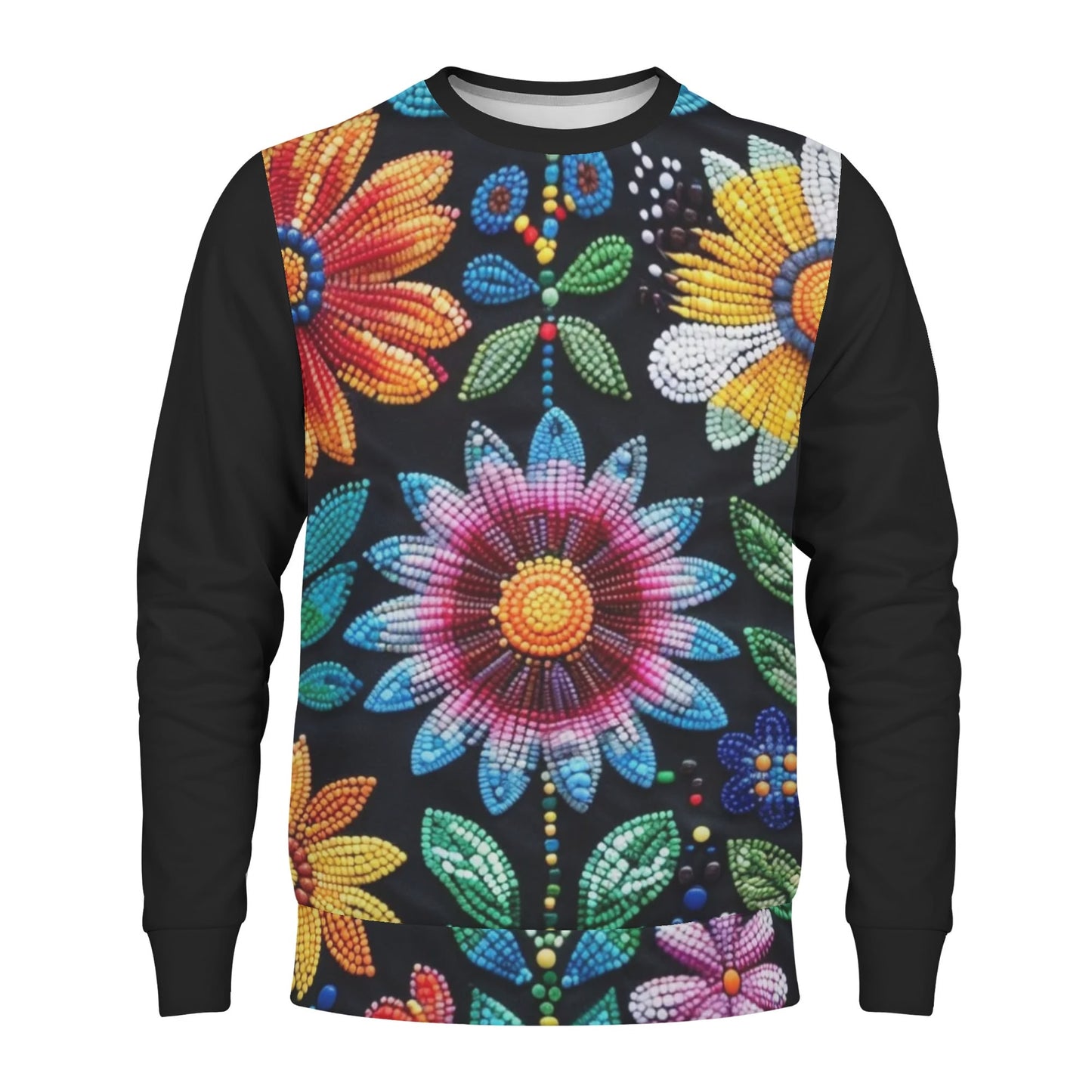 Children's Summer Flower Beaded Sweater