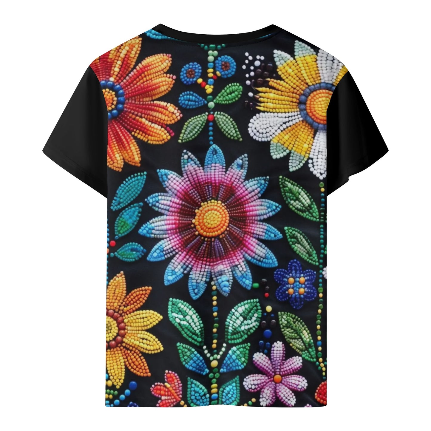 Children's Summer Flower Beaded Classic T-Shirt