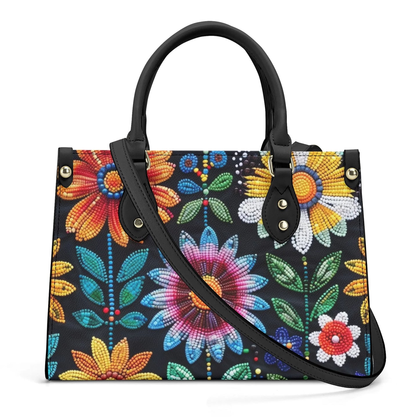 Summer Flower Beaded Handbag