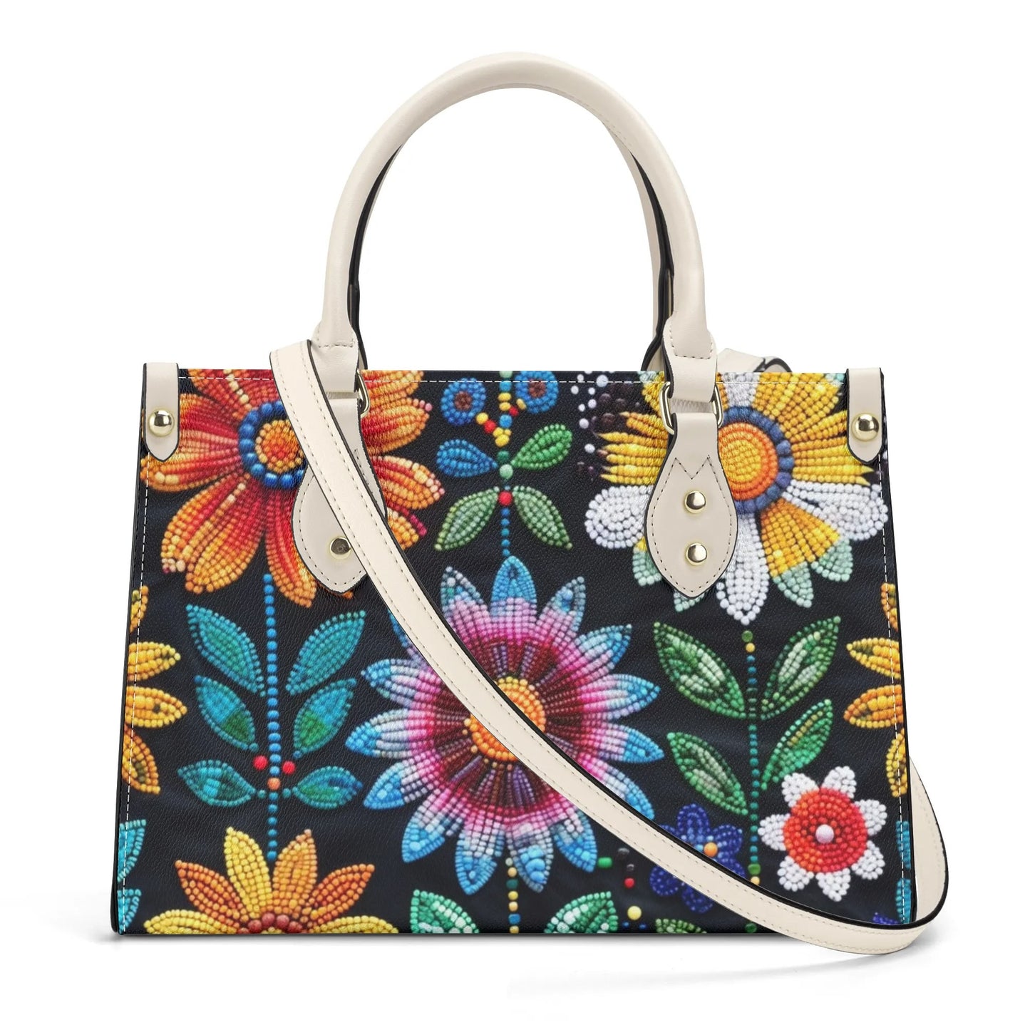 Summer Flower Beaded Handbag