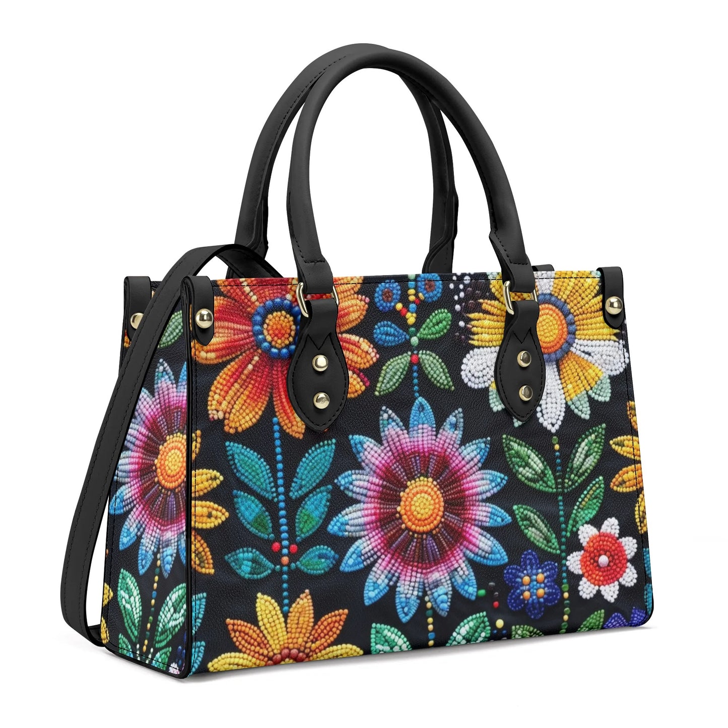 Summer Flower Beaded Handbag