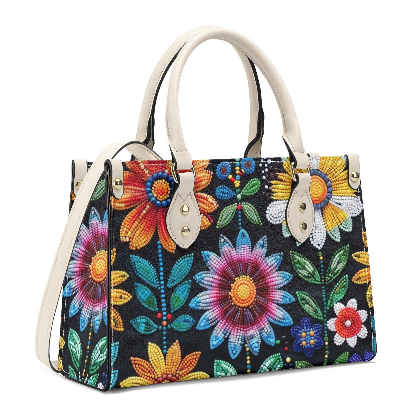 Summer Flower Beaded Handbag