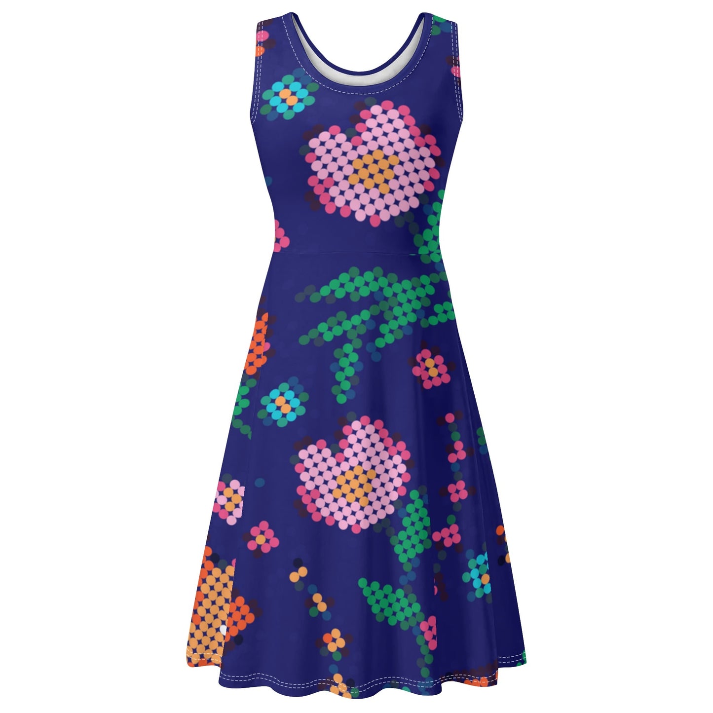 Women's Métis Digital Dotted Floral Tank Dress