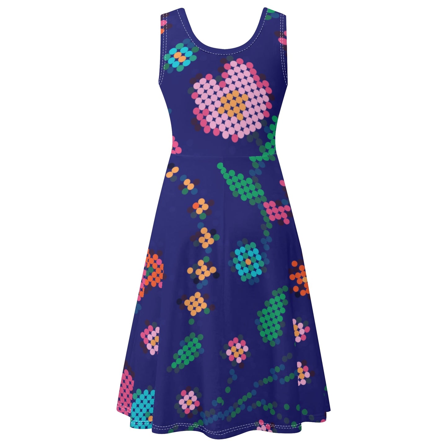 Women's Métis Digital Dotted Floral Tank Dress