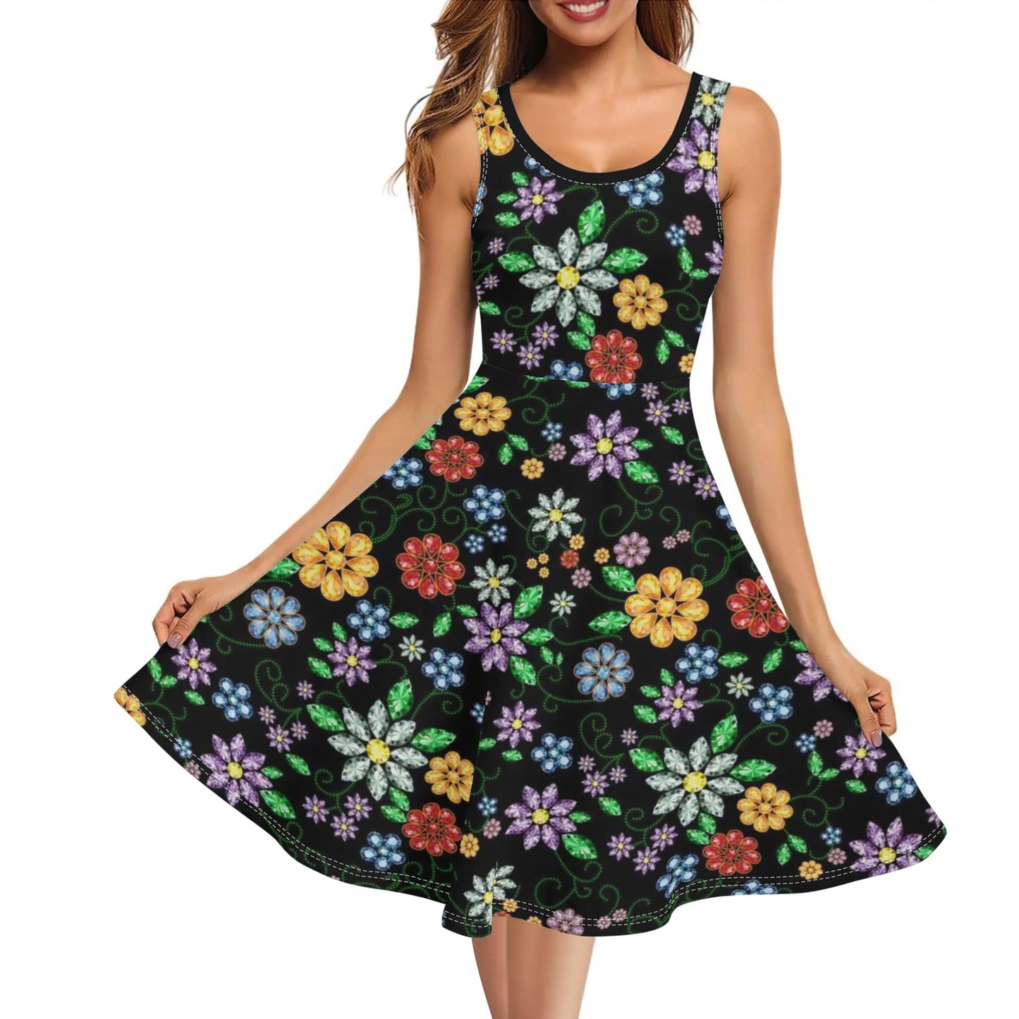 Women's Métis Inspired Floral Tank Dress