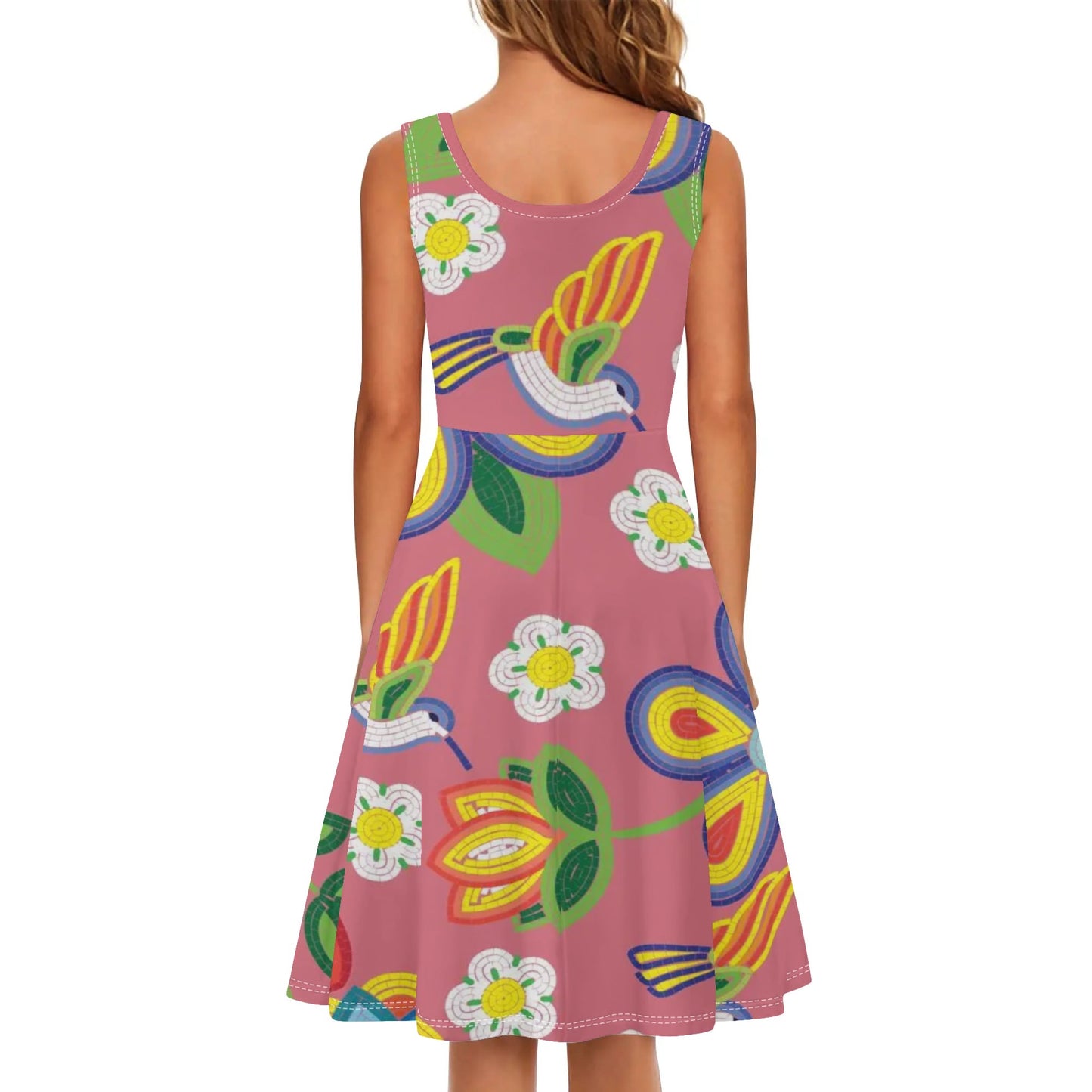 Women's Métis Floral Beaded Tank Dress