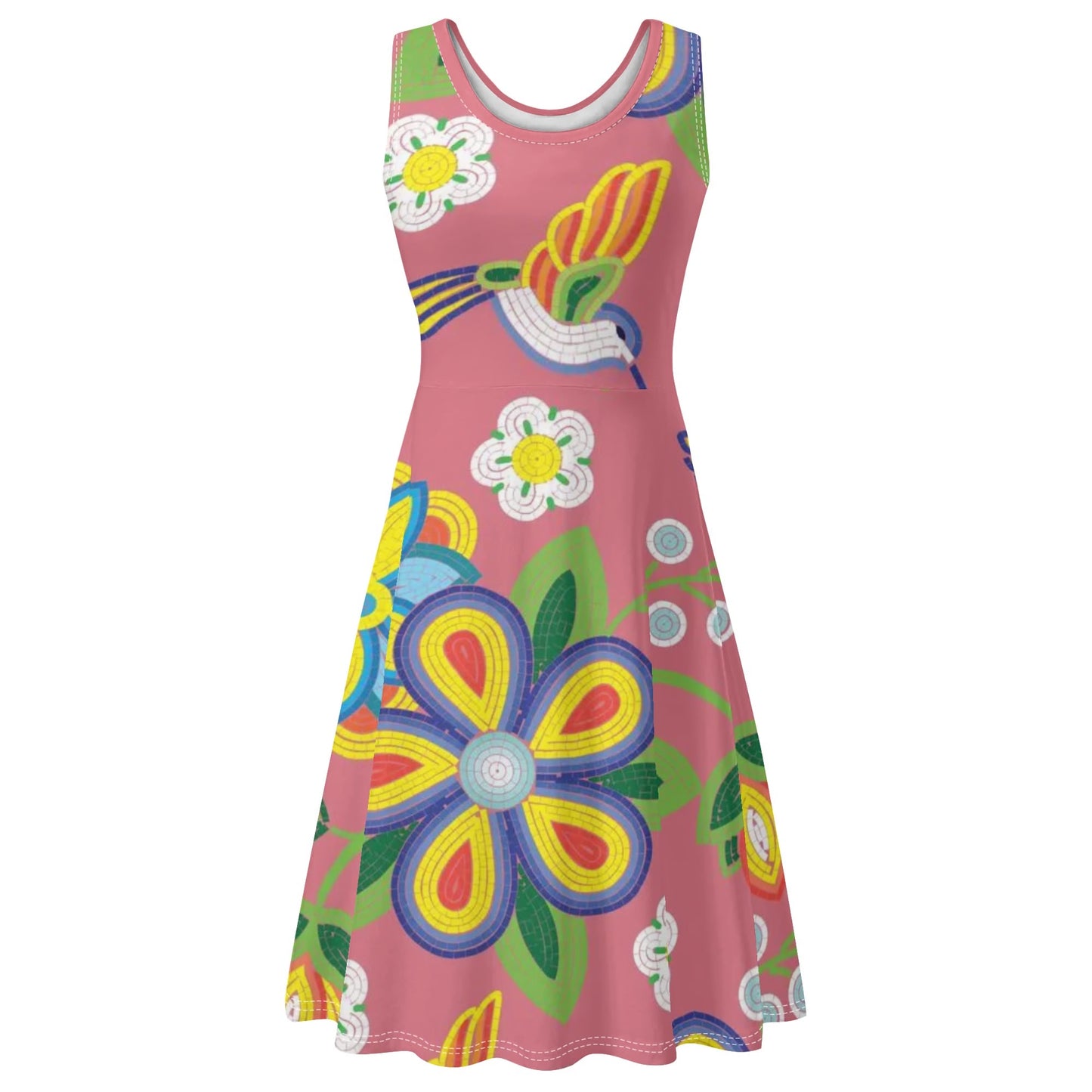 Women's Métis Floral Beaded Tank Dress