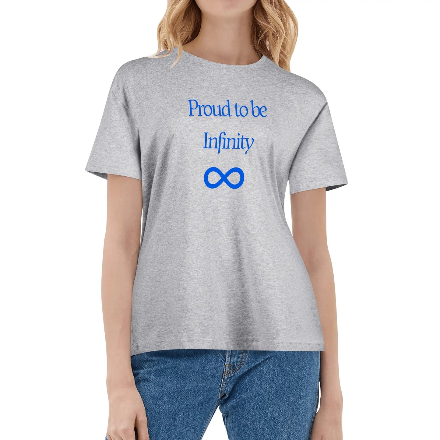 Women's Proud to be Infinity Cotton T-Shirt