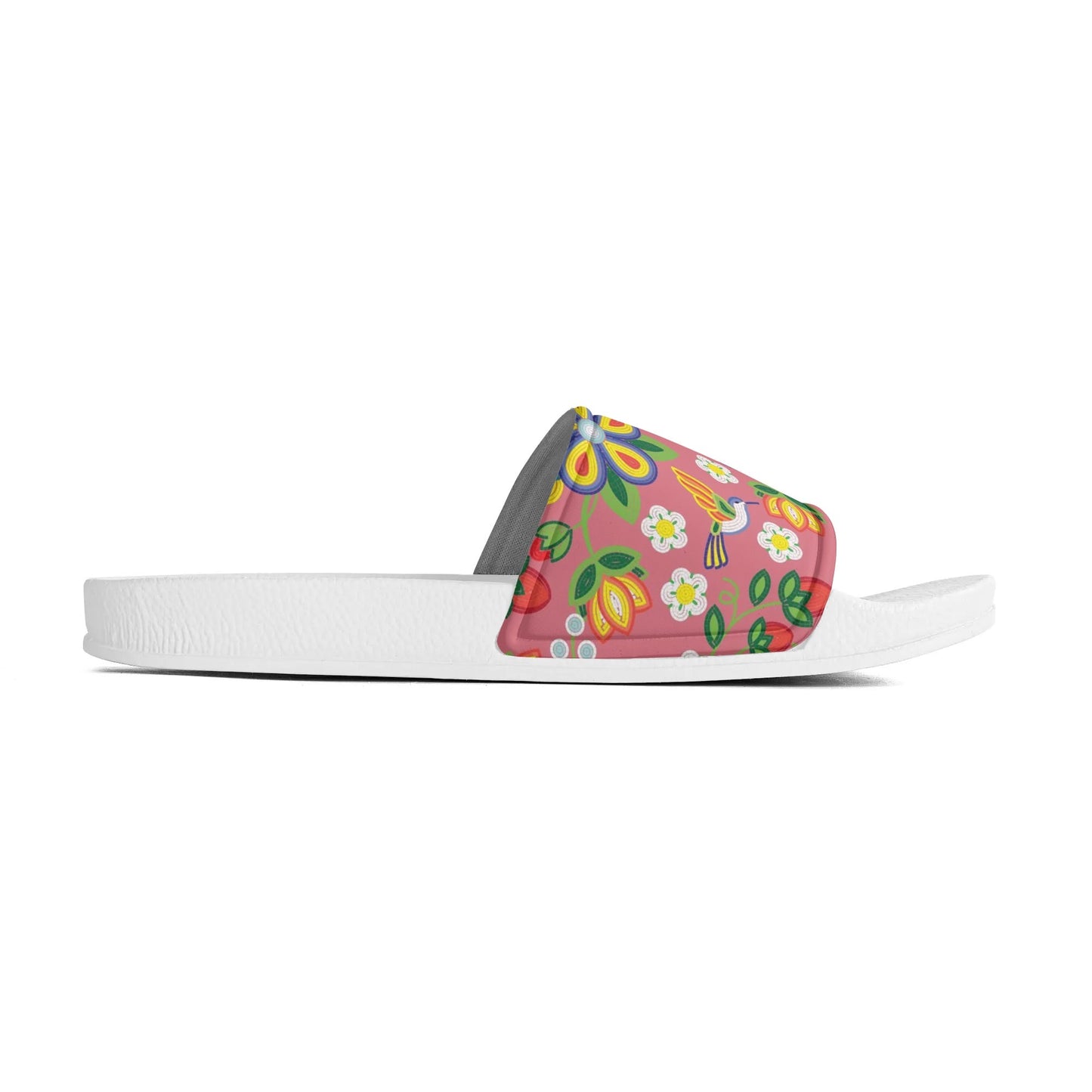 Child and Youth Métis Floral Beaded Slide Sandals