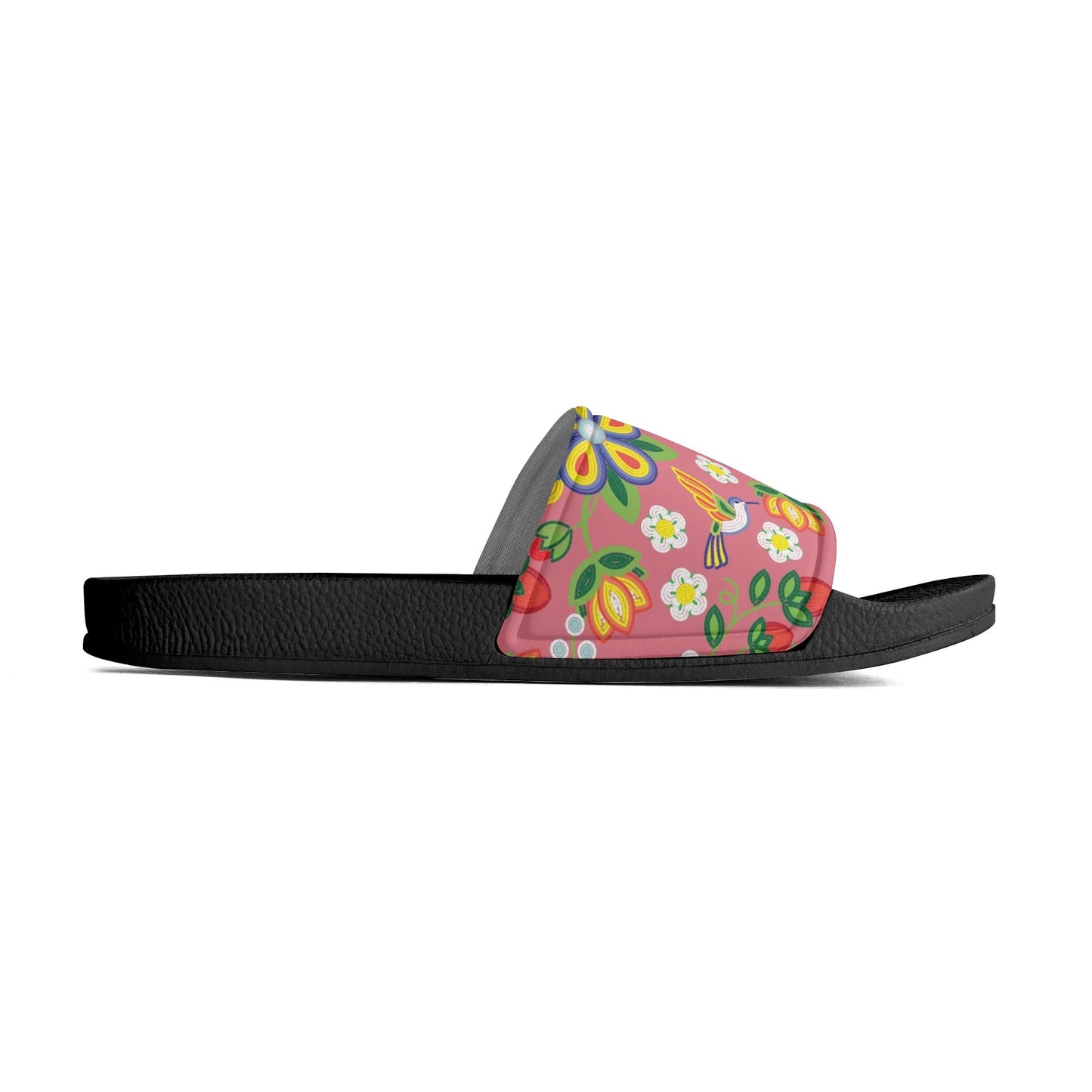 Child and Youth Métis Floral Beaded Slide Sandals