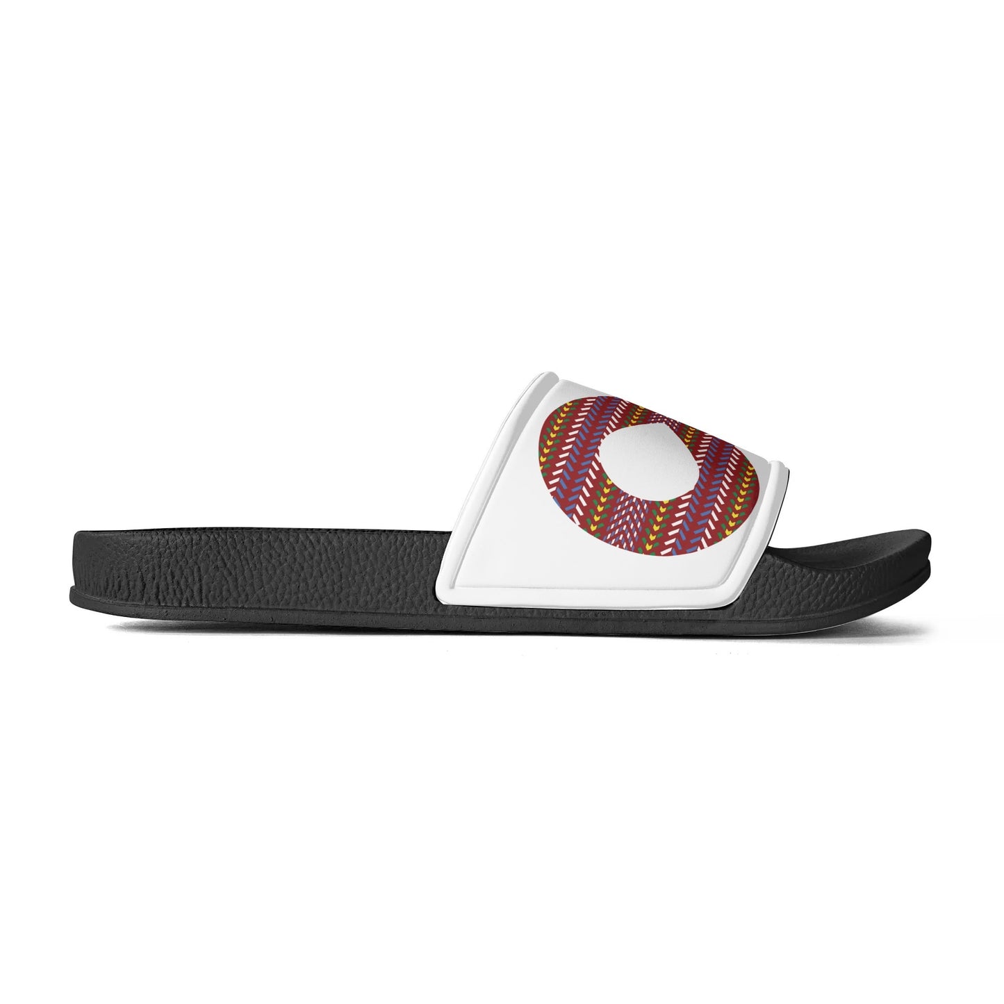 Child and Youth Métis Sash Infinity White Slide Sandals