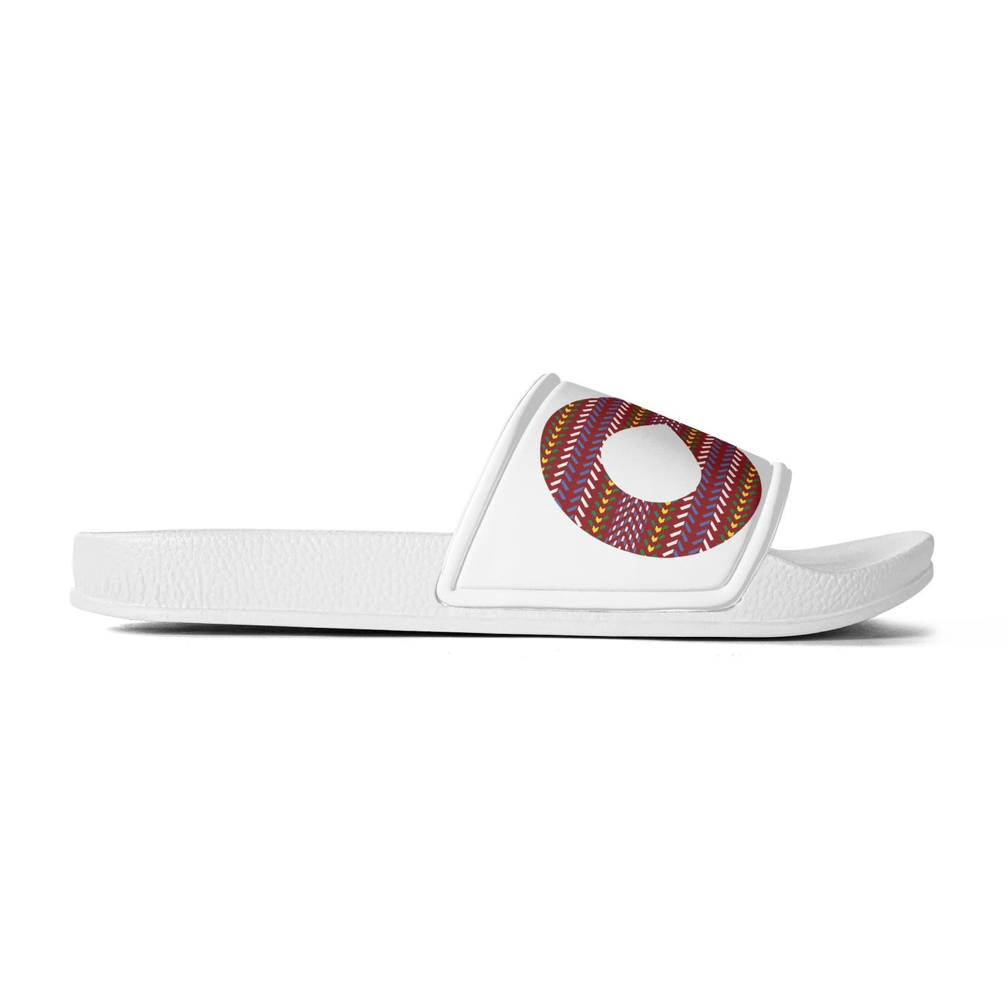 Child and Youth Métis Sash Infinity White Slide Sandals