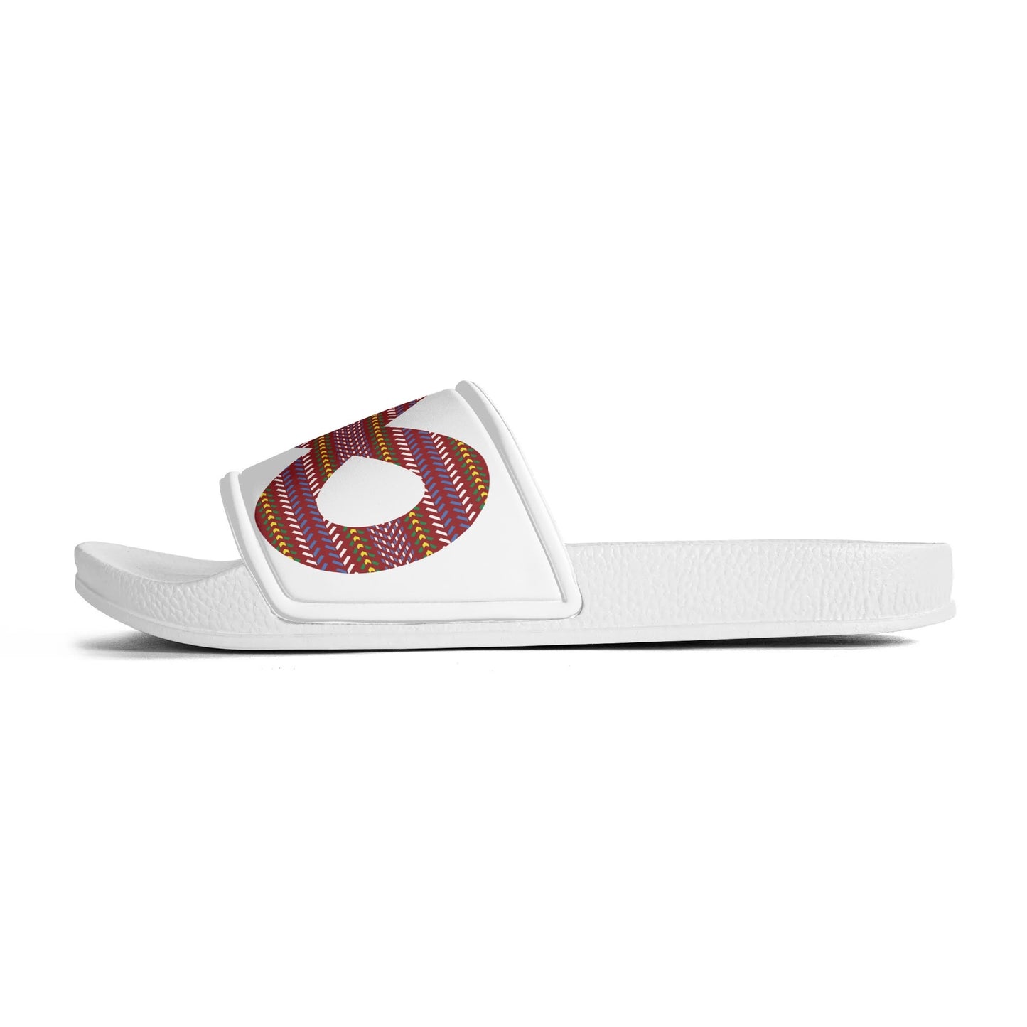 Child and Youth Métis Sash Infinity White Slide Sandals