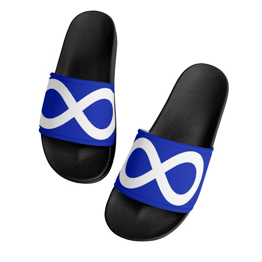 Child and Youth Métis Infinity Flag Slide Sandals