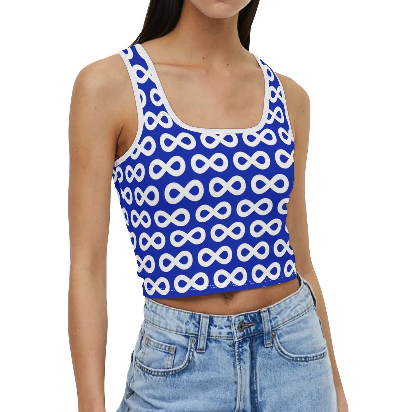 Women's Métis Infinity Crop Tank Top