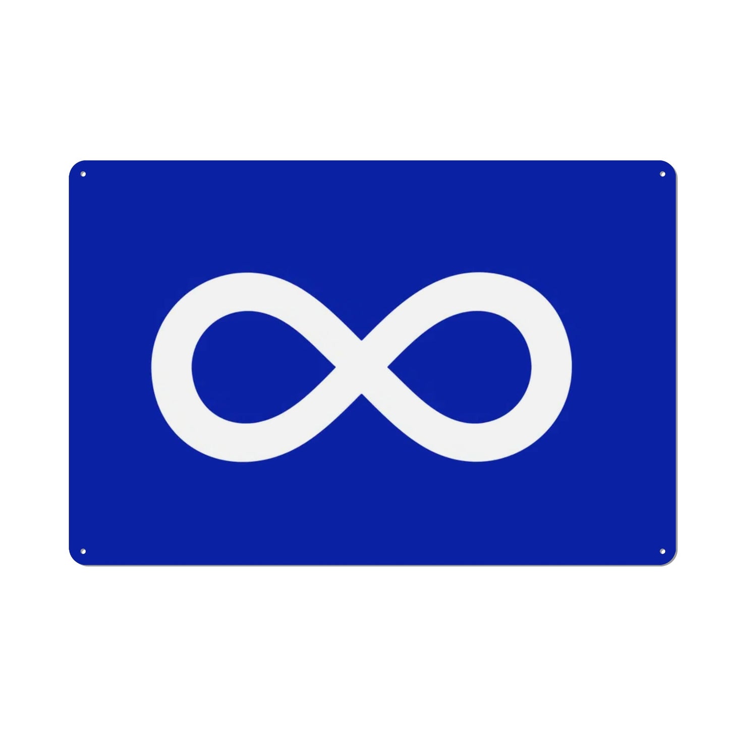 Métis Infinity Decorative Metal Sign