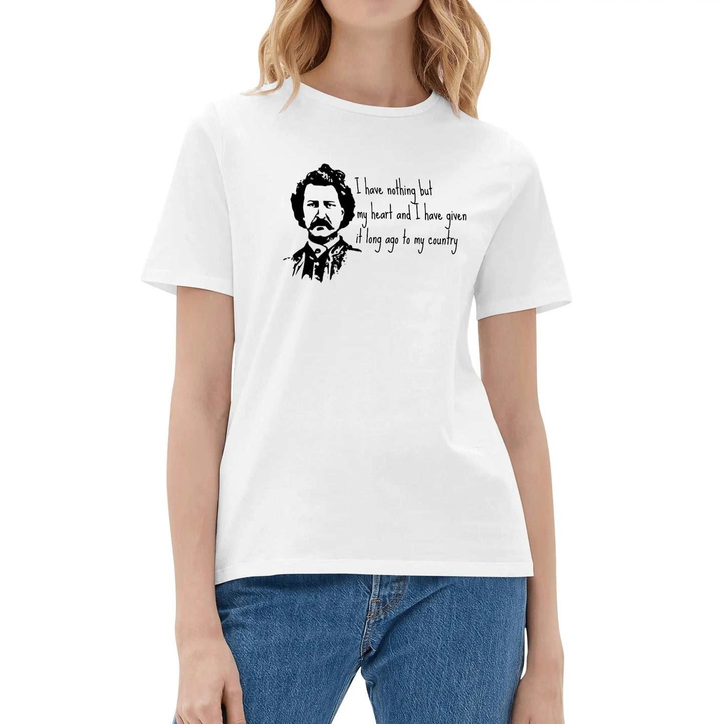 Women's Louis Riel Quote Cotton T-Shirt