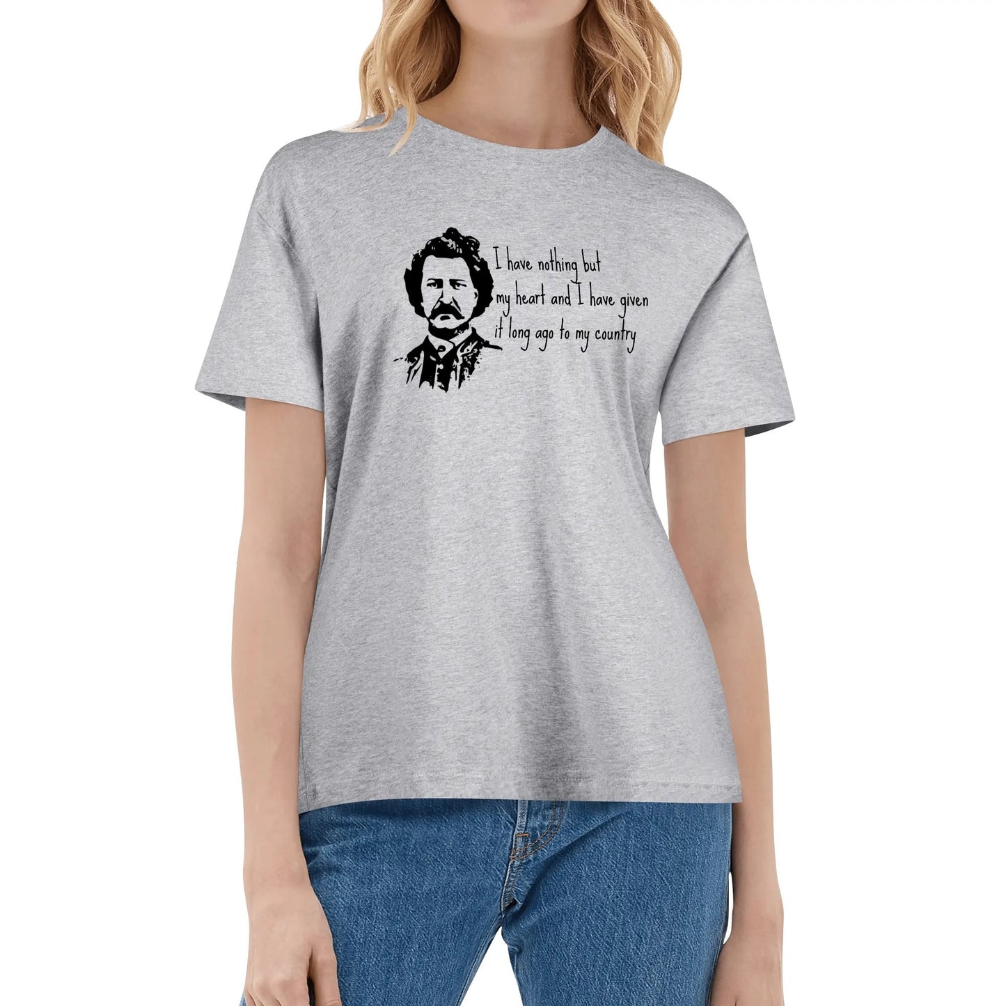 Women's Louis Riel Quote Cotton T-Shirt