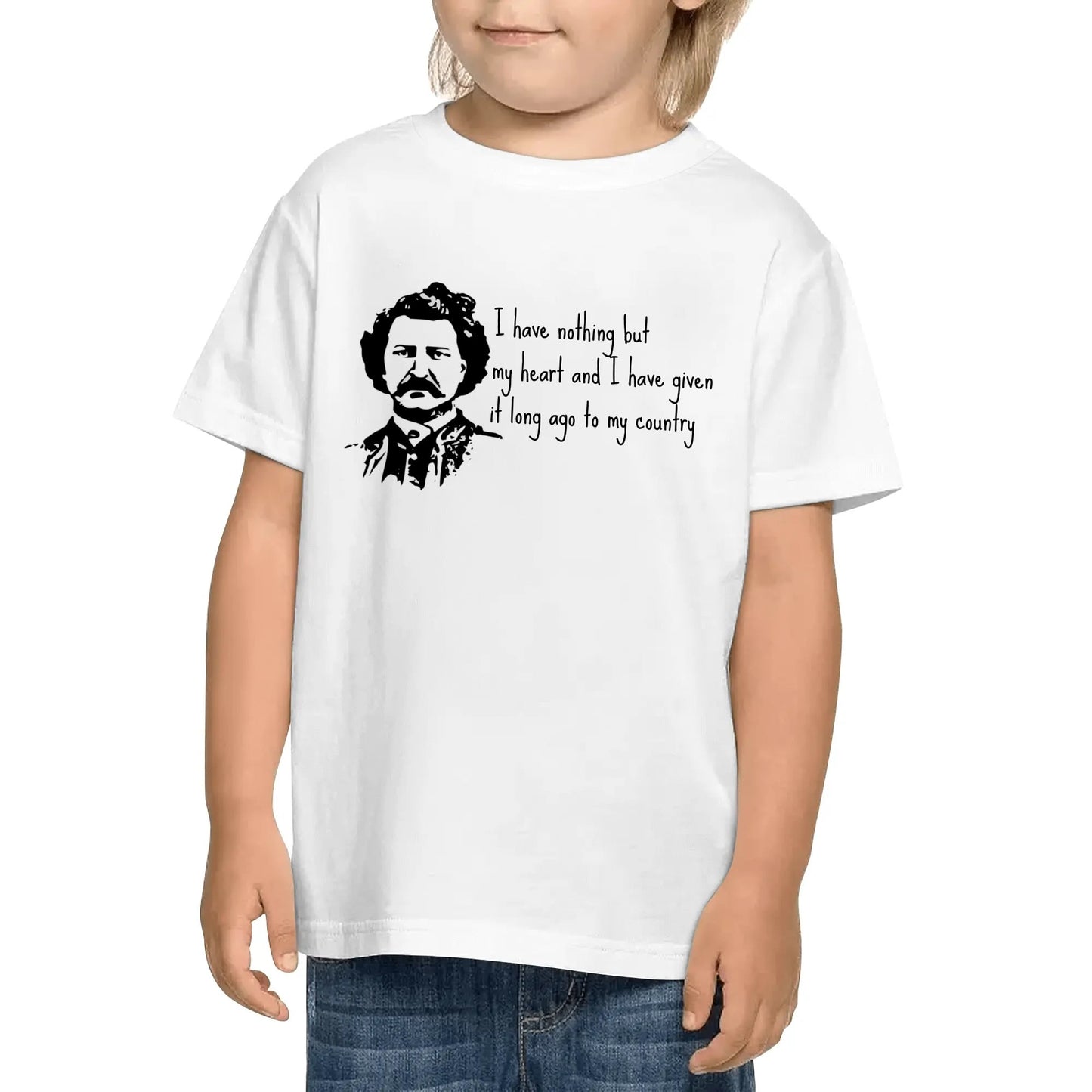 Children's Louis Riel Quote Cotton T-Shirt